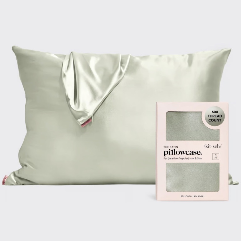 Kitsch satin pillow case